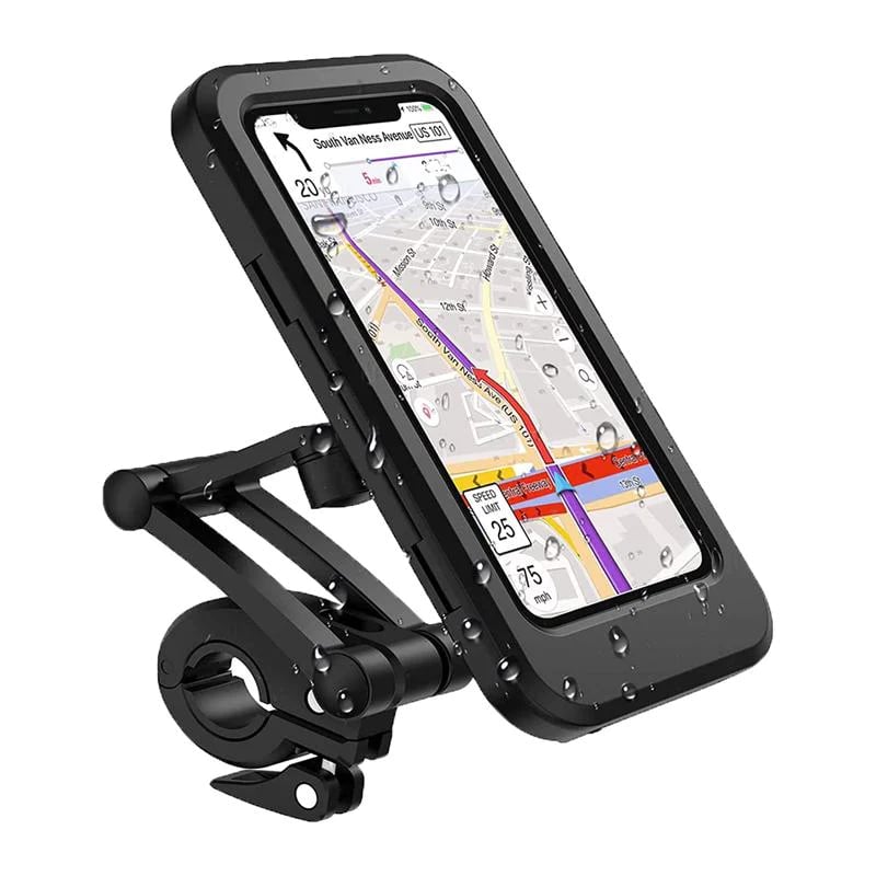 Wasserdichte Fahrradlenker-Halterung mit 15W-Powerbank