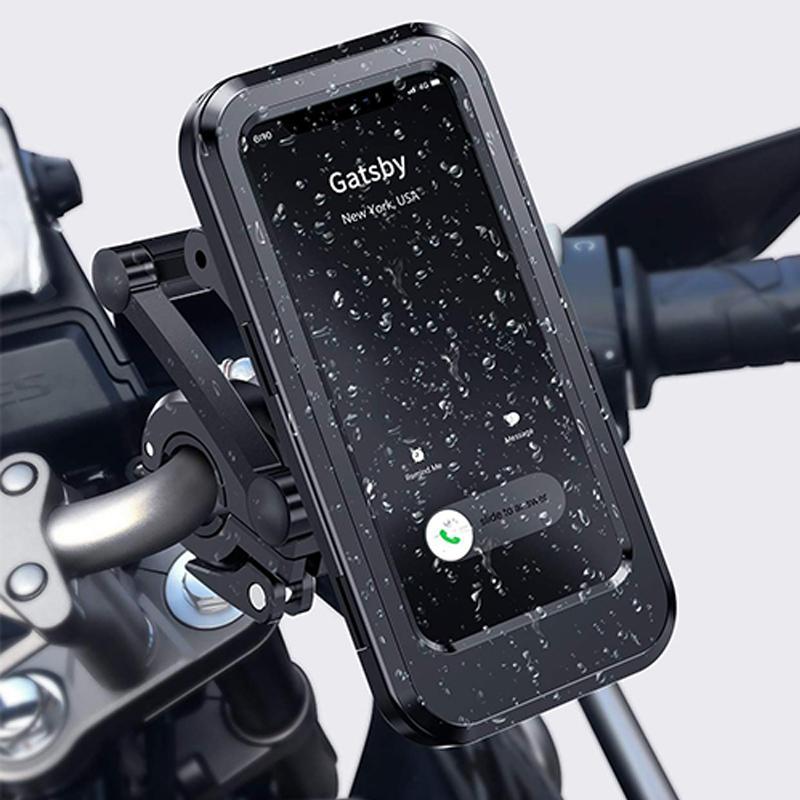 Wasserdichte Fahrradlenker-Halterung mit 15W-Powerbank