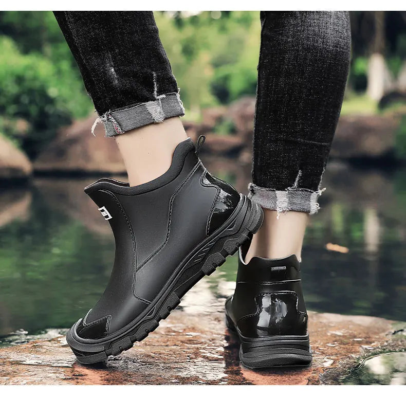 Wasserdichte Herren-Geländestiefel mit isolierter Sohle