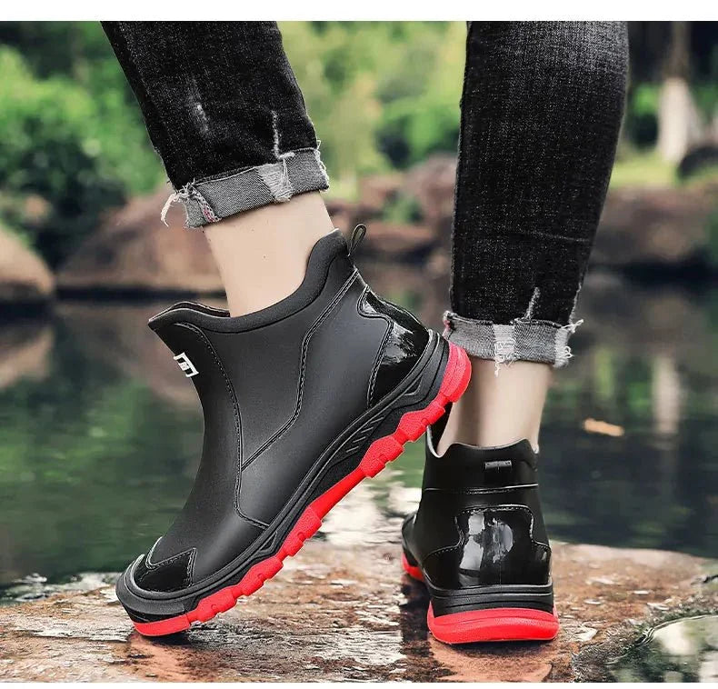 Wasserdichte Herren-Geländestiefel mit isolierter Sohle