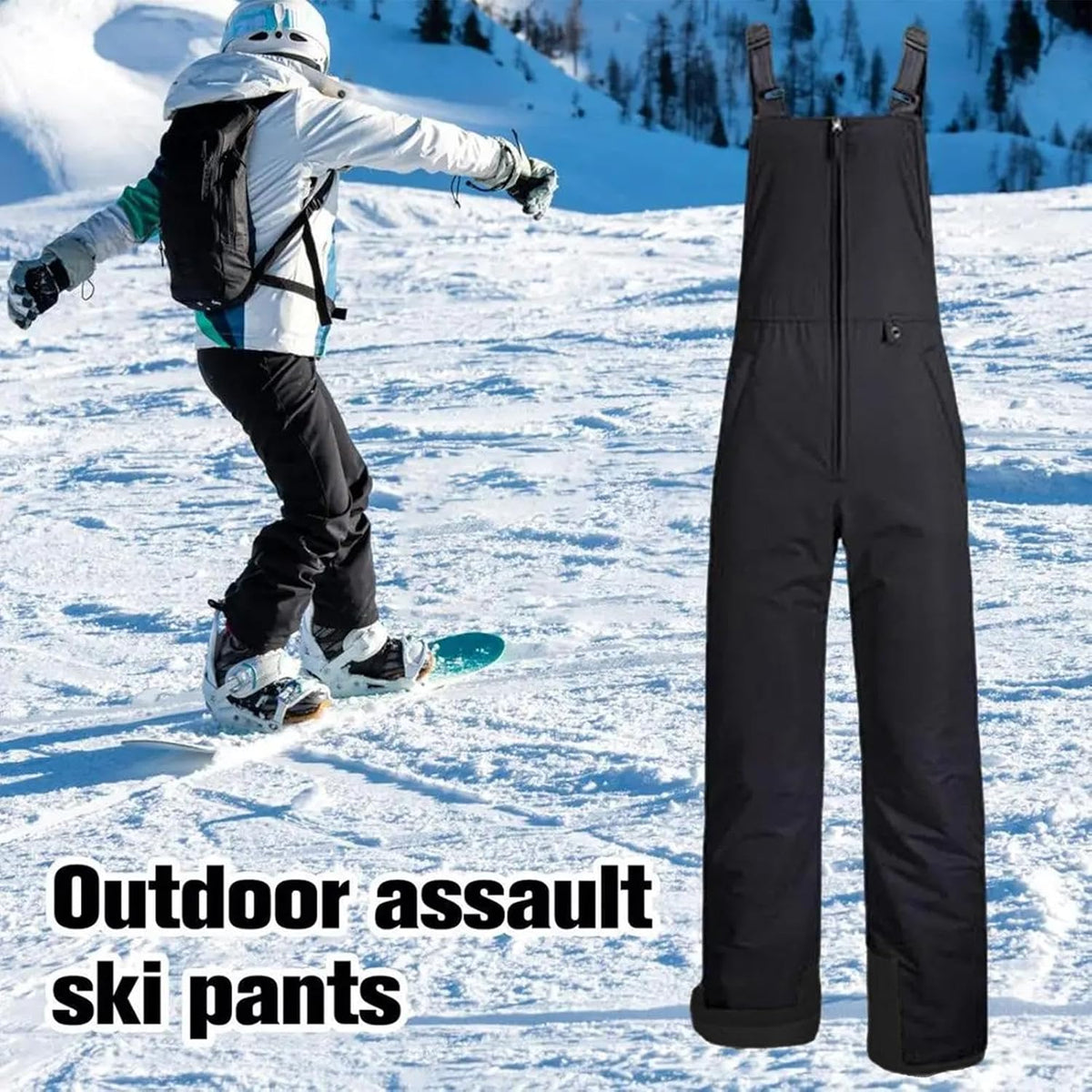 Wasserdichte isolierte Schneehose