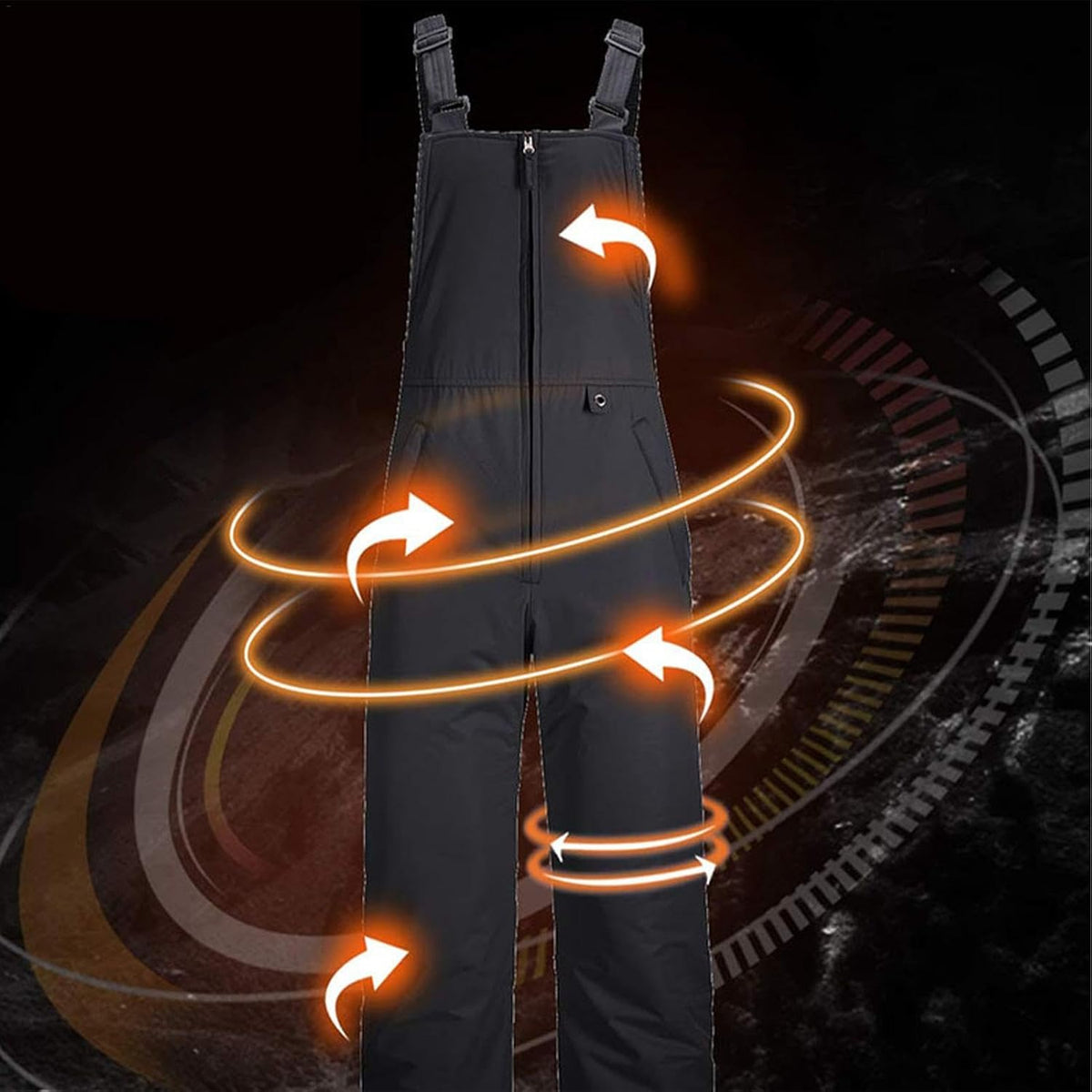 Wasserdichte isolierte Schneehose