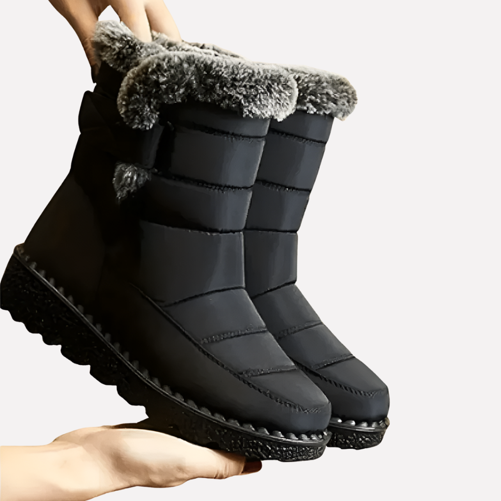 Wasserdichte Schneestiefel für den Winter mit Fellfutter