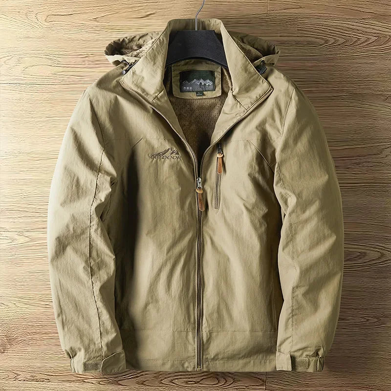 Wasserdichte und atmungsaktive Herren-Outdoorjacke