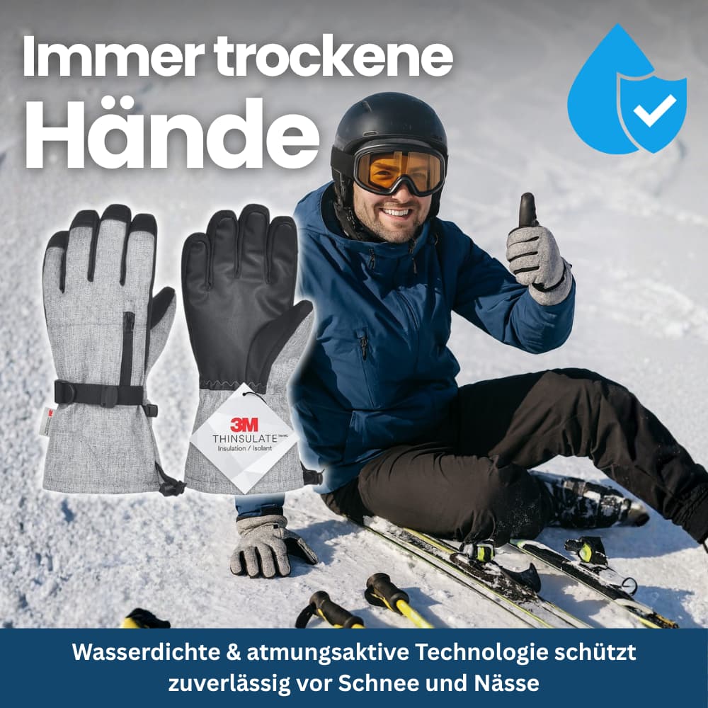 Wasserdichte und warme Winter-Outdoor-Handschuhe