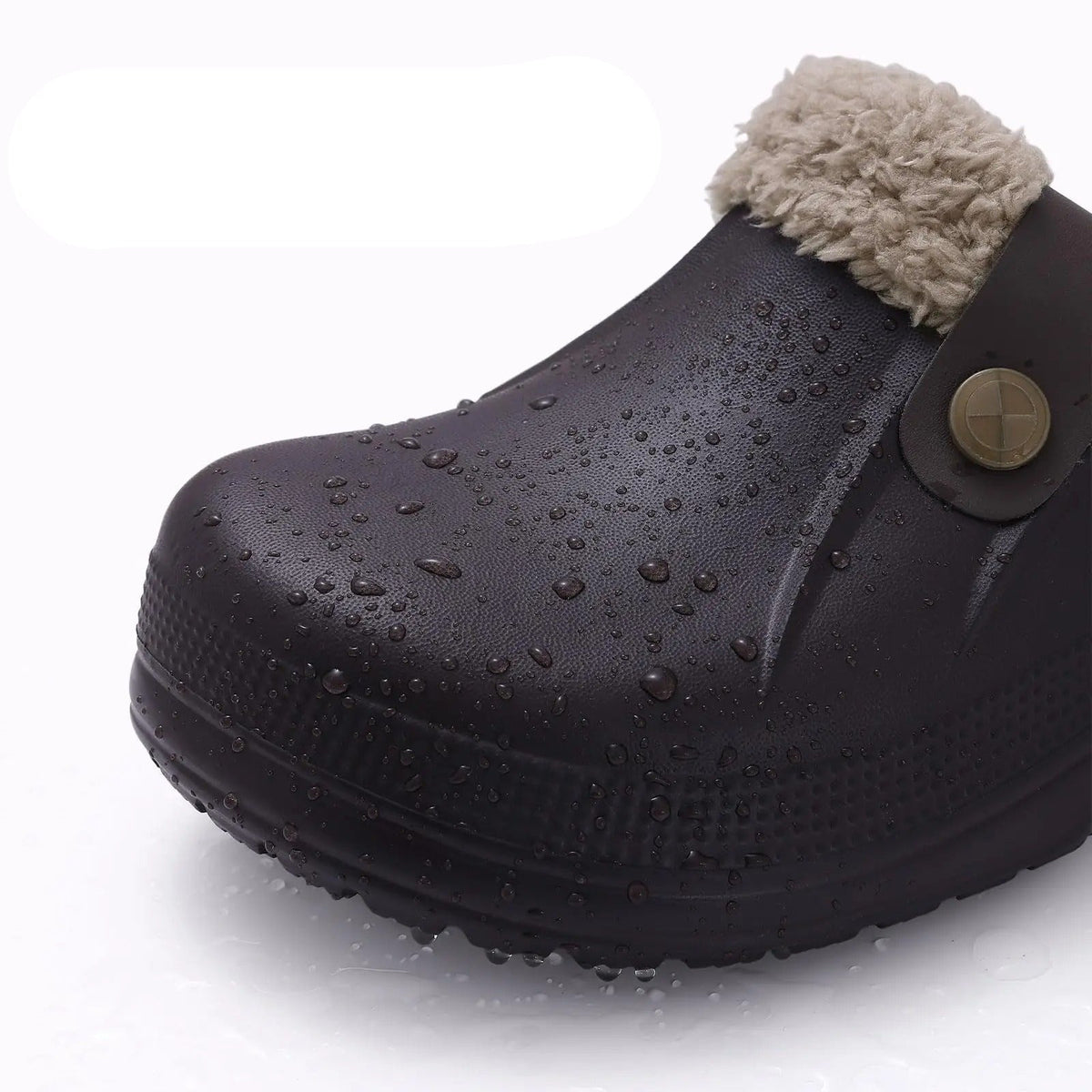 Wasserdichte Winter-Pelz-Clogs für Herren