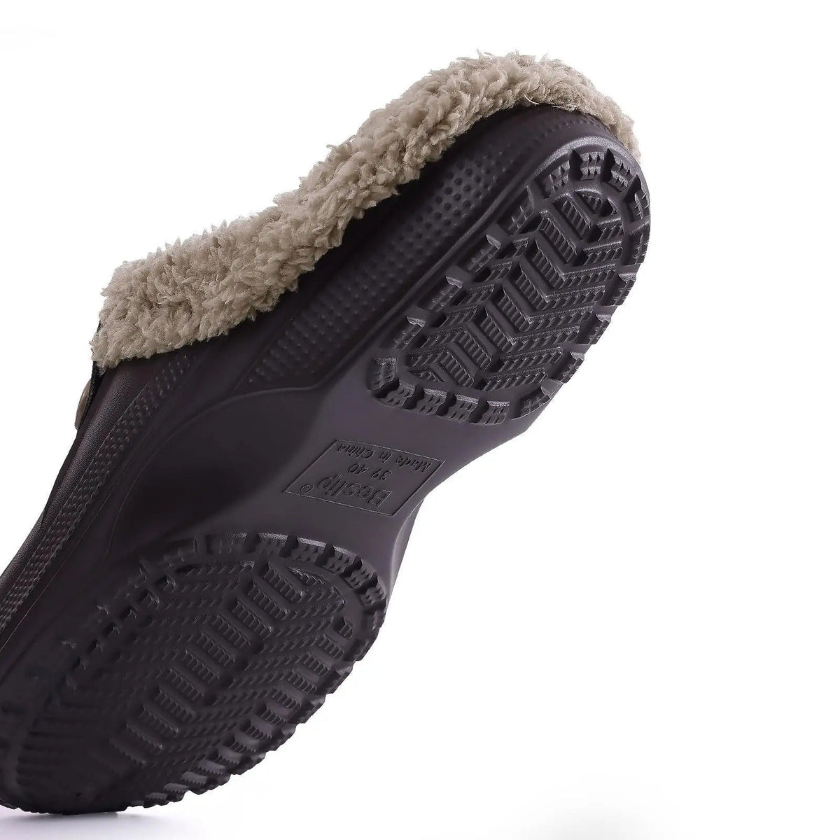 Wasserdichte Winter-Pelz-Clogs für Herren