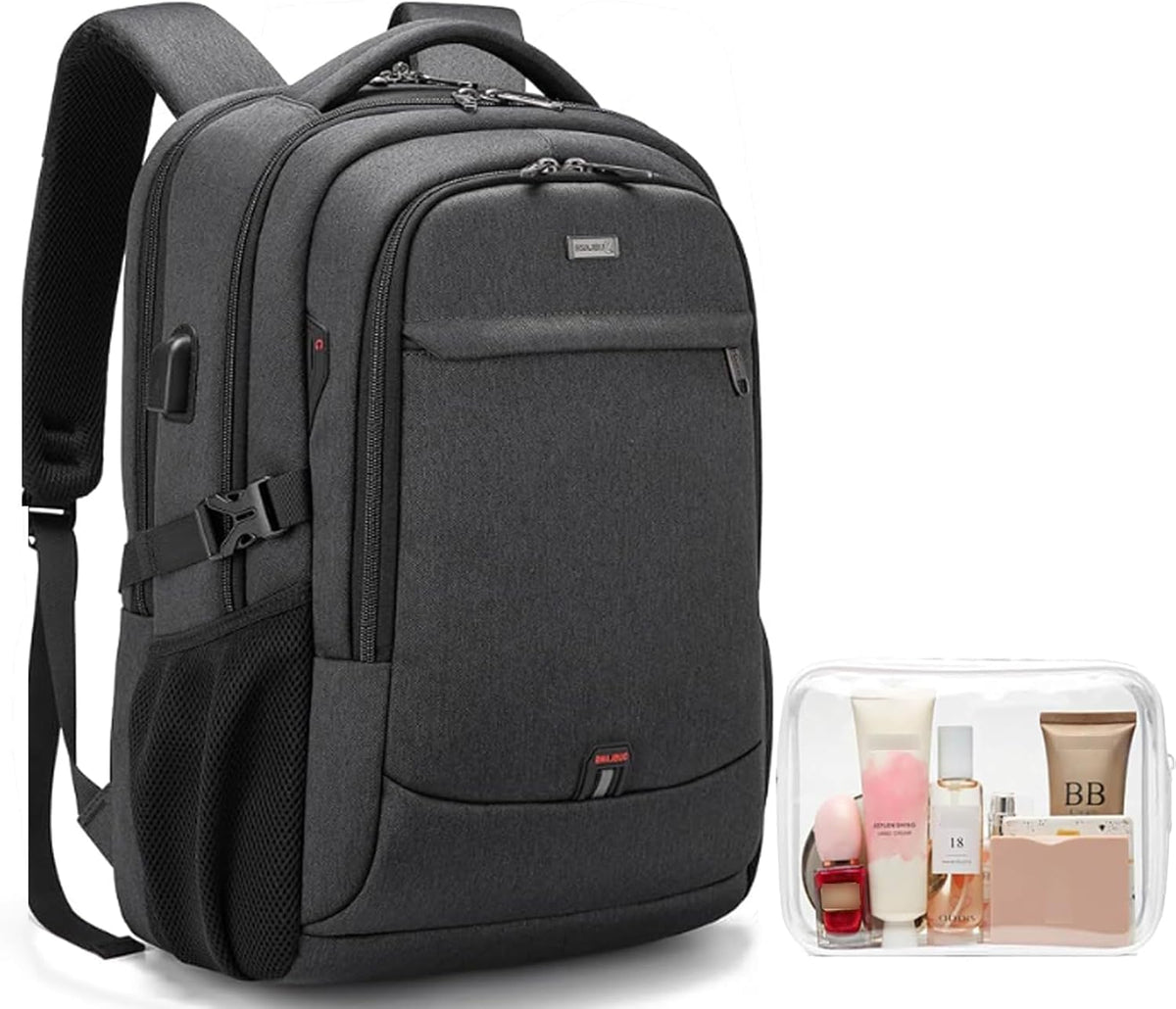 Wasserdichter Reise-Laptop-Rucksack mit USB-Anschluss und organisierter Aufteilung
