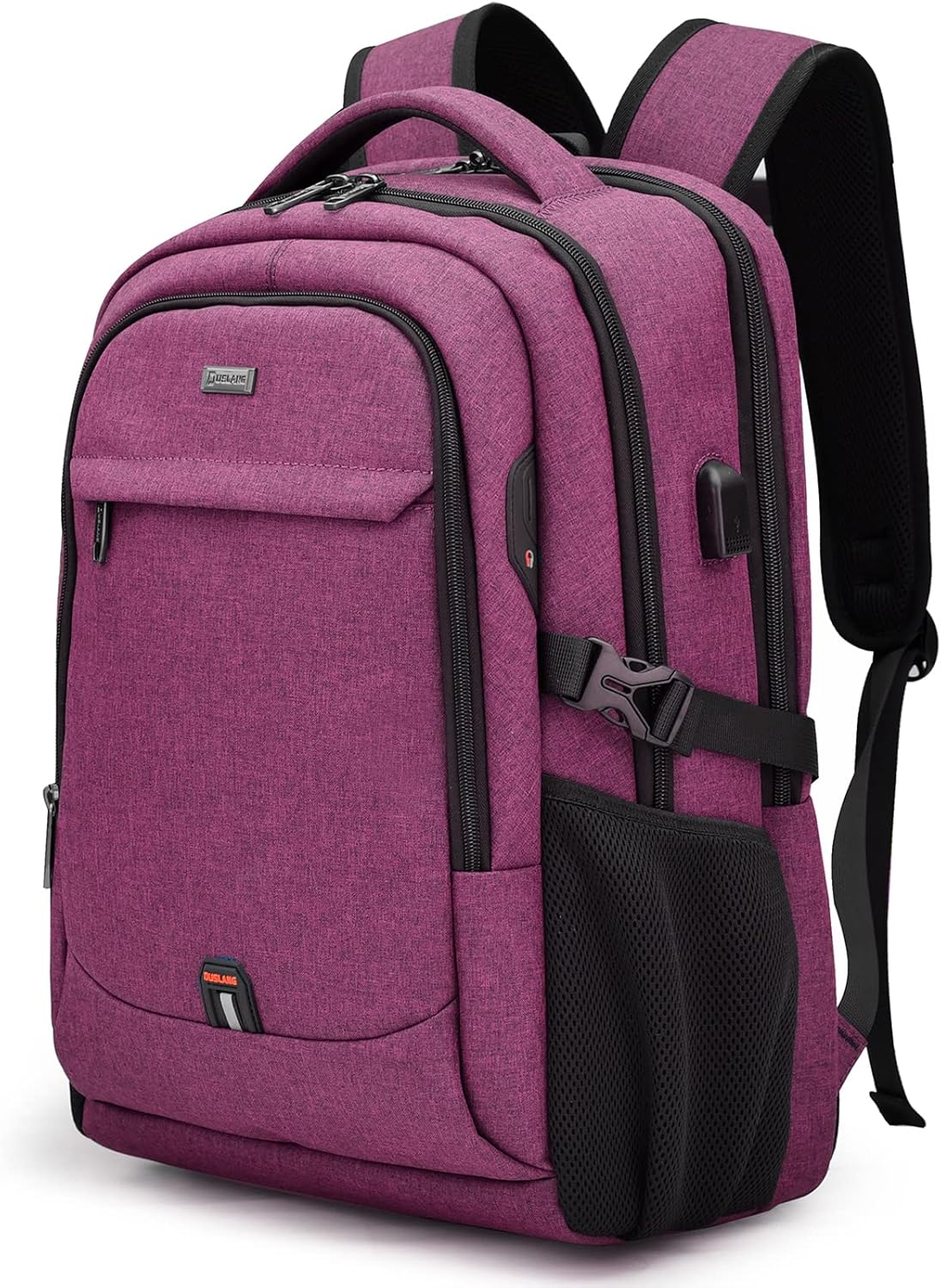 Wasserdichter Reise-Laptop-Rucksack mit USB-Anschluss und organisierter Aufteilung