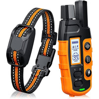 Wasserdichtes Hunde-Trainingshalsband mit Fernbedienung, 1000 m