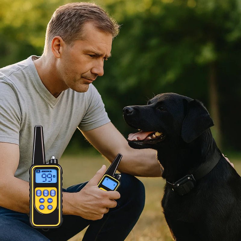 Wasserdichtes Hundetrainingshalsband mit Fernbedienung und 3 Modi