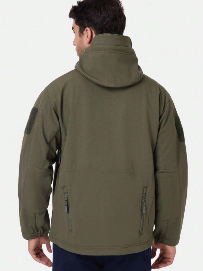 Wasserdichtes und winddichtes Outdoor-Set mit Fleece-Futter und sechs Taschen