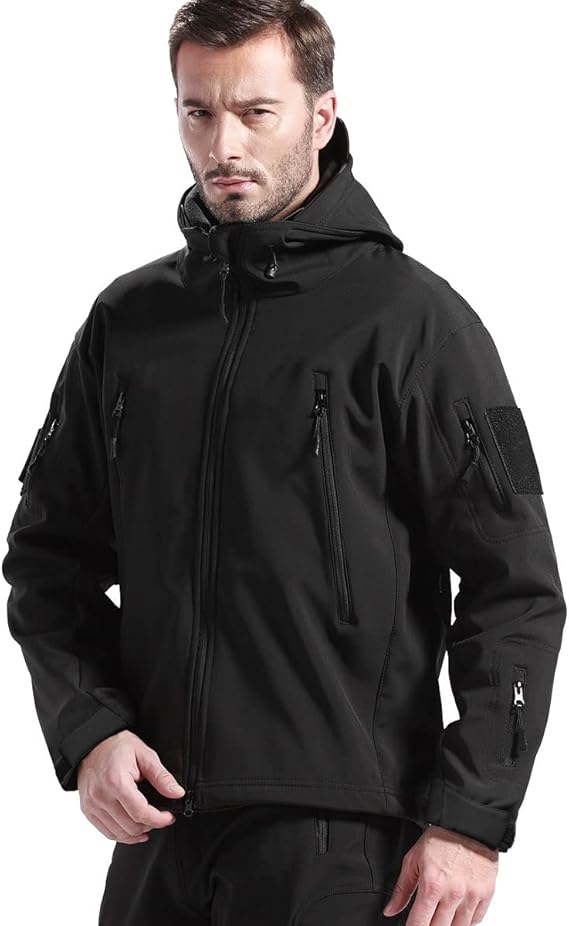 Wasserdichtes und winddichtes Outdoor-Set mit Fleece-Futter und sechs Taschen