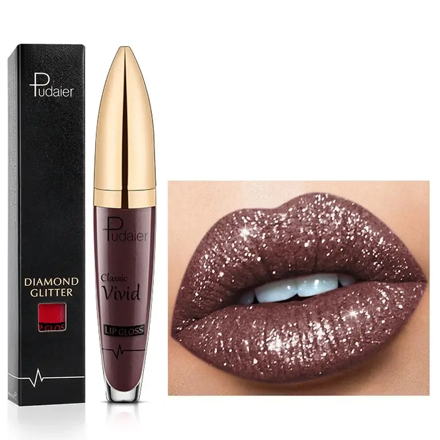 Wasserfester Glitzer-Lipgloss – langanhaltender Glanz mit vielseitiger Farbauswahl für jeden Anlass