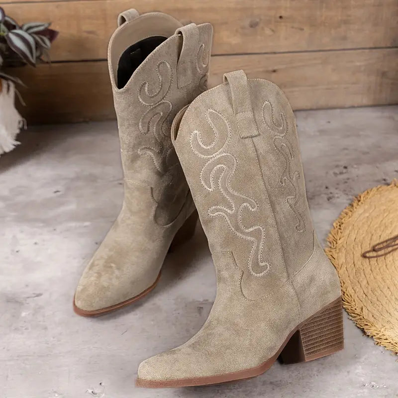 Weiche, elegante Damen-Westernstiefeletten – Komfort & Stil