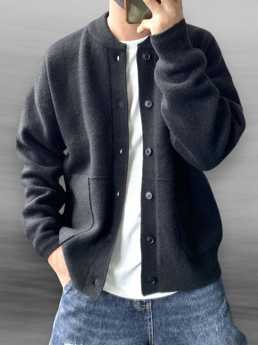 Weiche Strickjacke für Herren