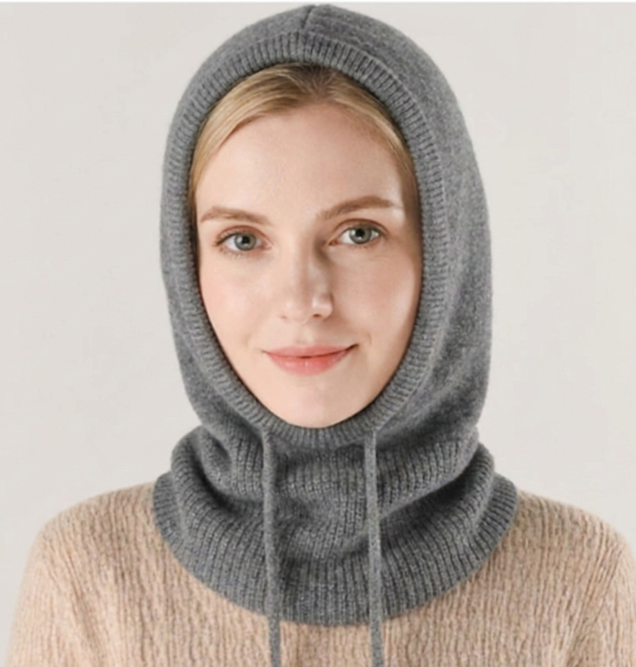 Weiche Strickmütze aus Kaschmir-Mischgewebe für den Winter und kalte Tage