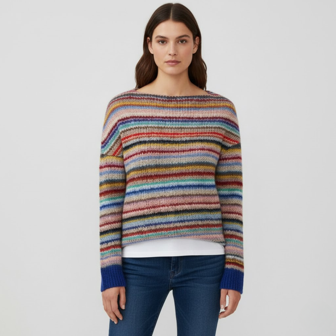 Weicher und stilvoller Alltagsstrickpullover für Damen