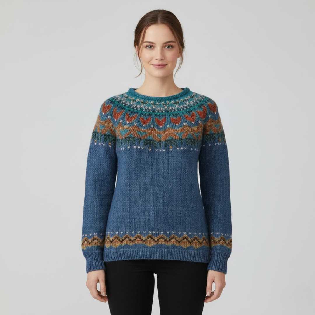 Weicher und stilvoller Alltagsstrickpullover für Damen