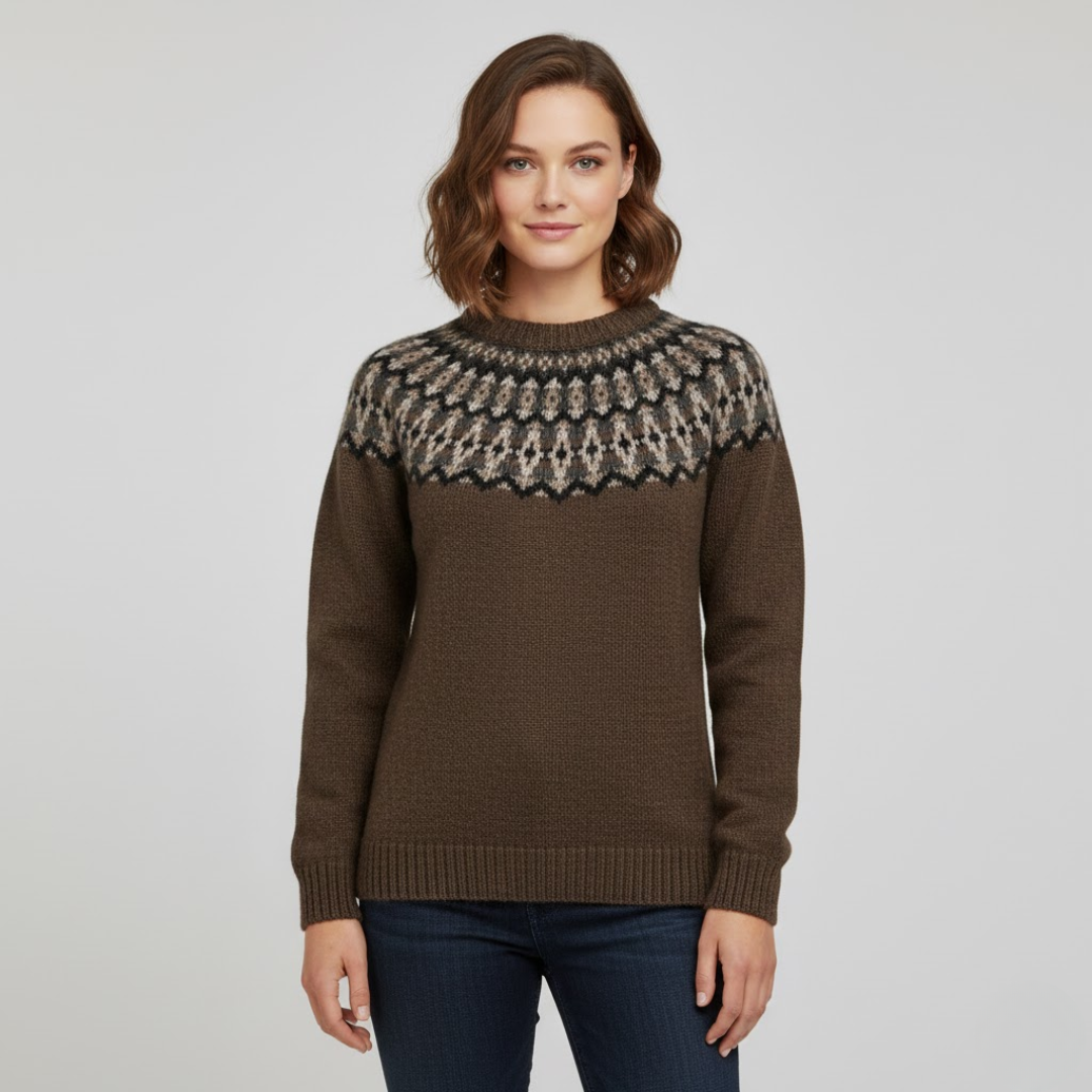 Weicher und stilvoller Alltagsstrickpullover für Damen