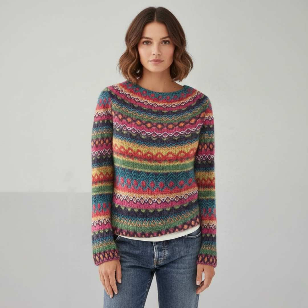 Weicher und stilvoller Alltagsstrickpullover für Damen