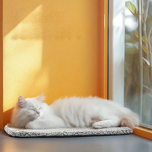 Weiches Katzen-Heizkissen