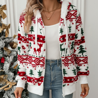 Weihnachts-Kapuzenjacke für Damen