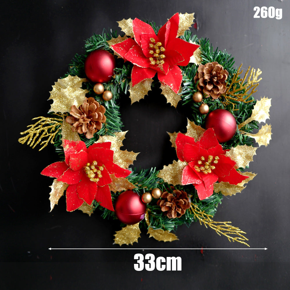 Weihnachtskranz aus PVC, verschiedene Größen