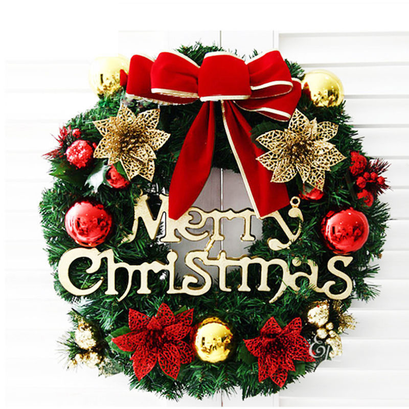 Weihnachtskranz aus PVC, verschiedene Größen