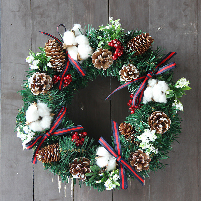Weihnachtskranz aus PVC, verschiedene Größen