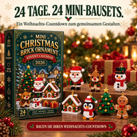 Weihnachtsschmuck-Adventskalender – 24 Mini-Bausets als Weihnachtsdekoration