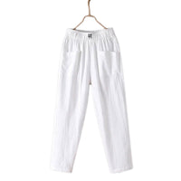 Weit geschnittene Hose mit hoher Taille
