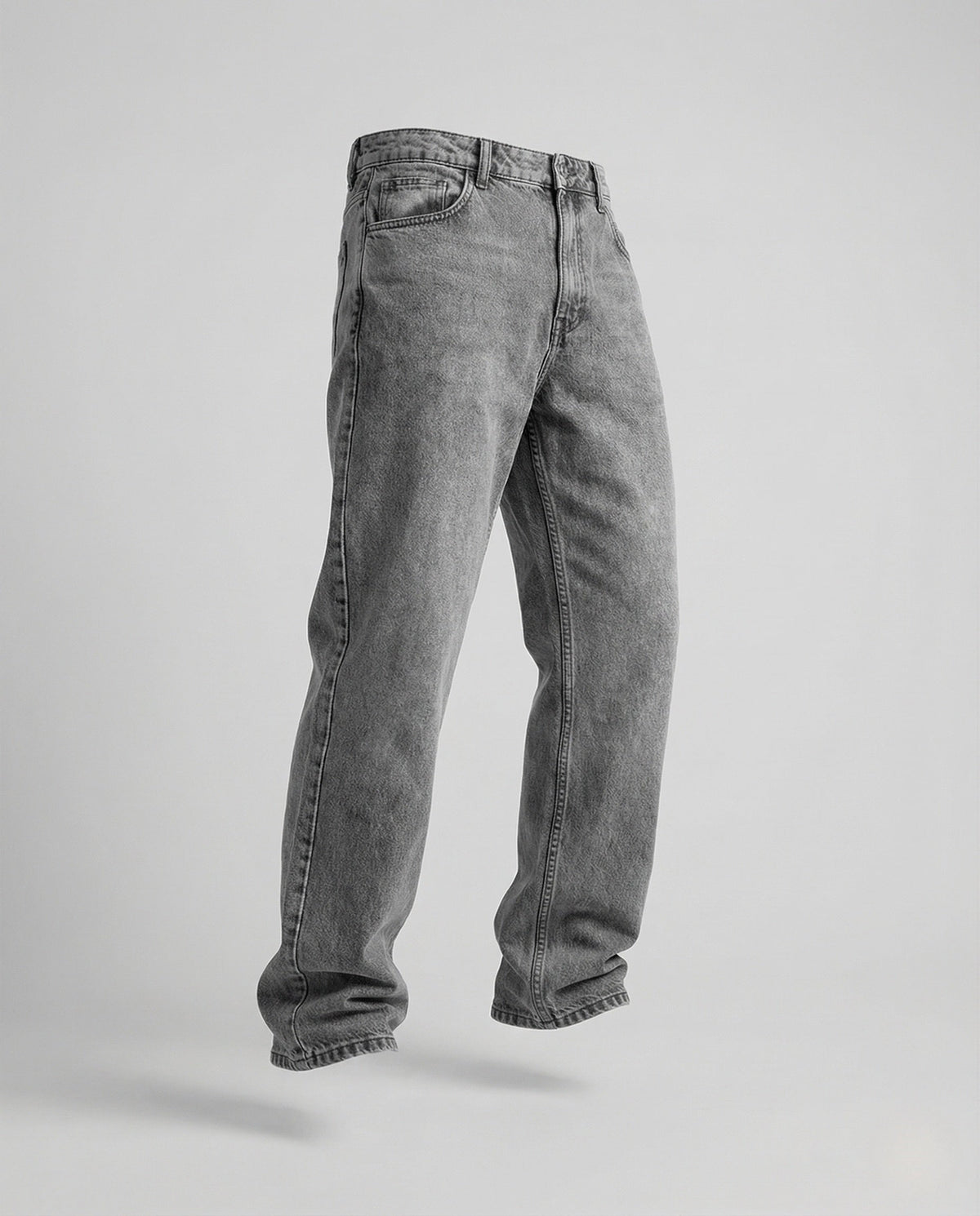 Weite Herren-Vintage-Jeans mit tiefem Schritt