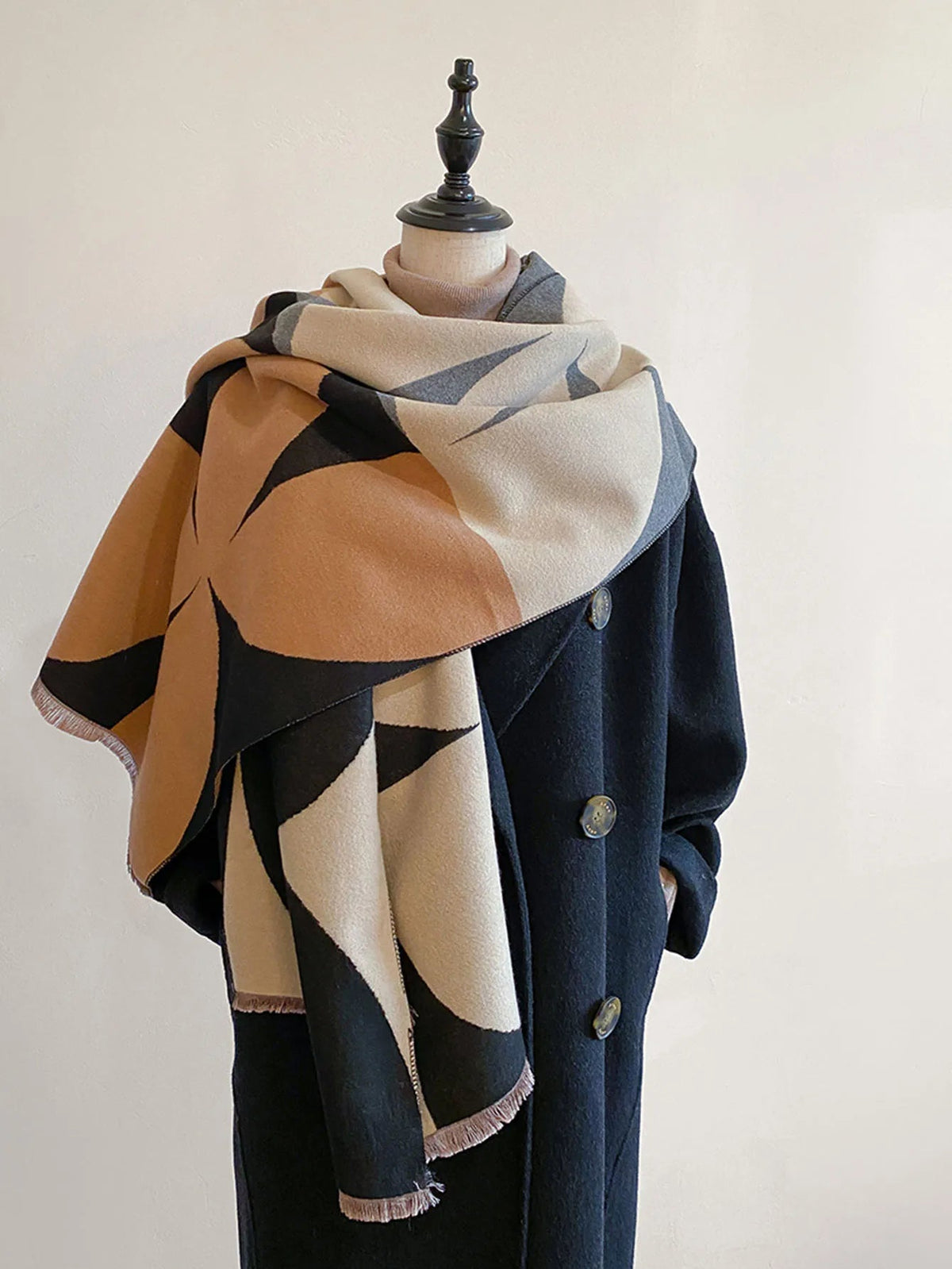 Wendbarer Kaschmirschal für Damen – Wärme & Stil