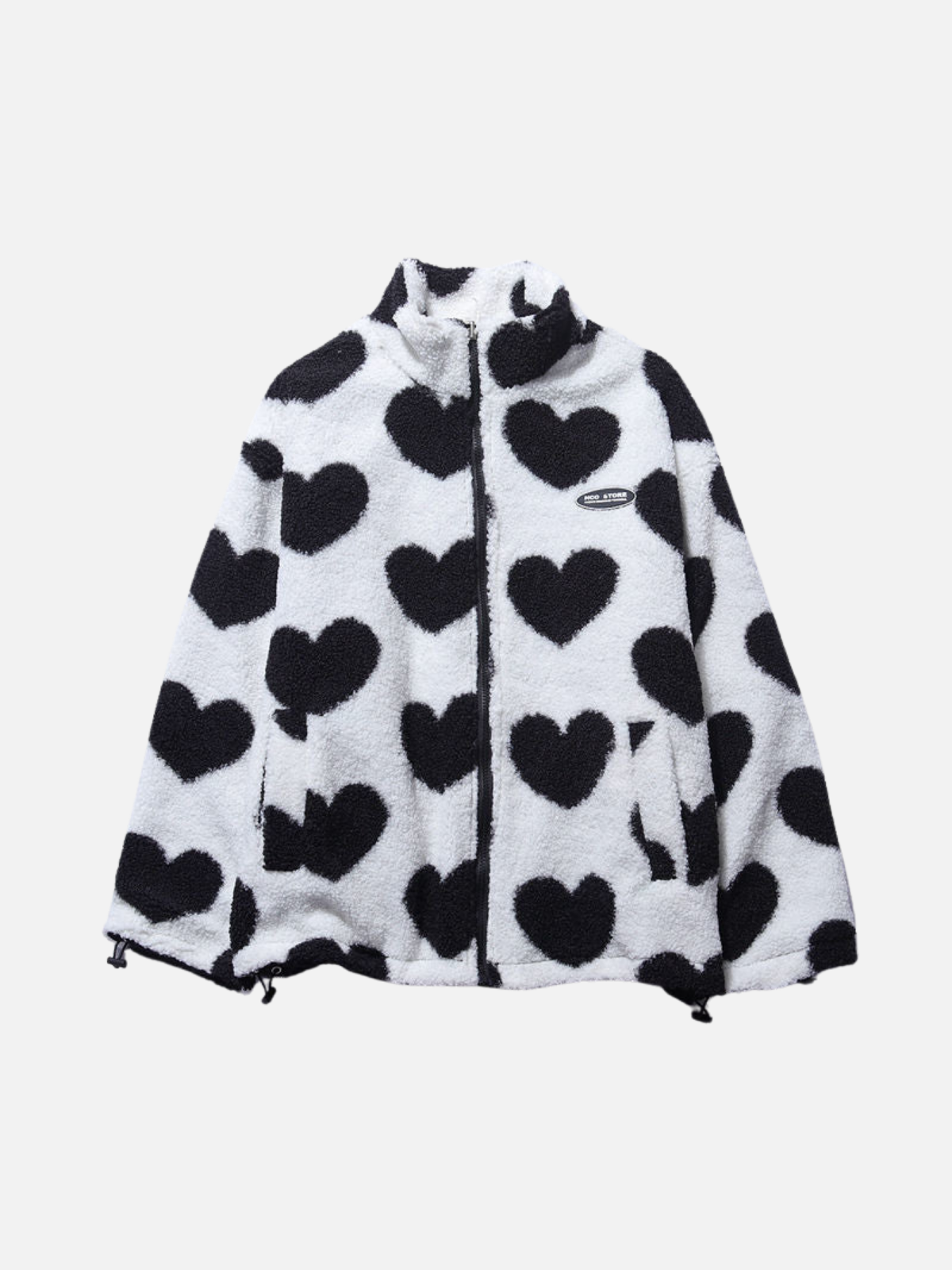 Wendejacke mit Herz-Print