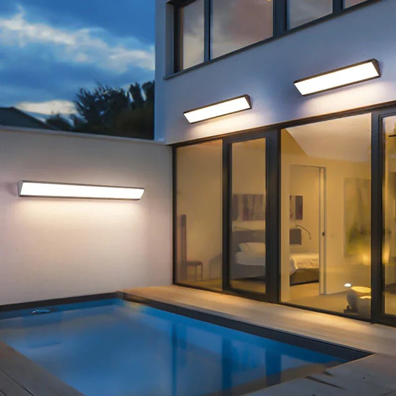 Wetterfeste LED-Wandleuchte für die Außenbeleuchtung