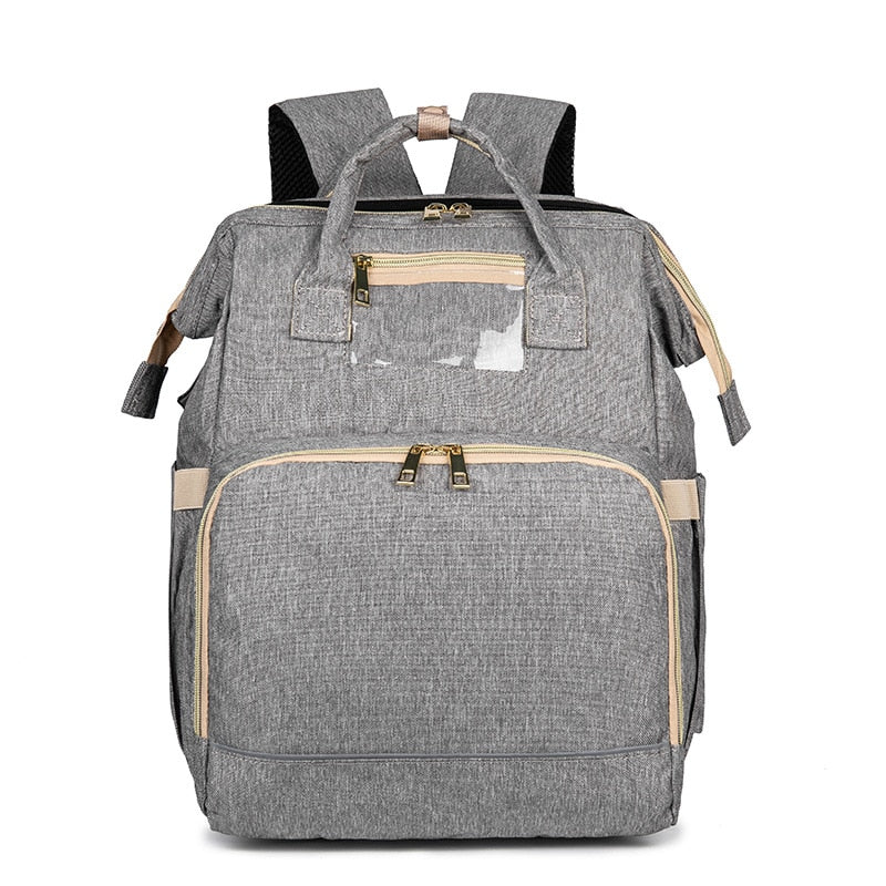 Wickelrucksack mit klappbarem Babybett – wasserdichtes Design mit mehreren Taschen