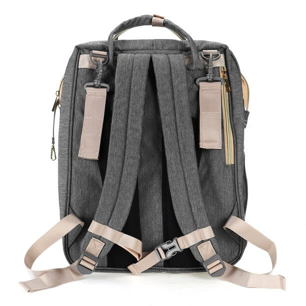 Wickelrucksack mit klappbarem Babybett – wasserdichtes Design mit mehreren Taschen