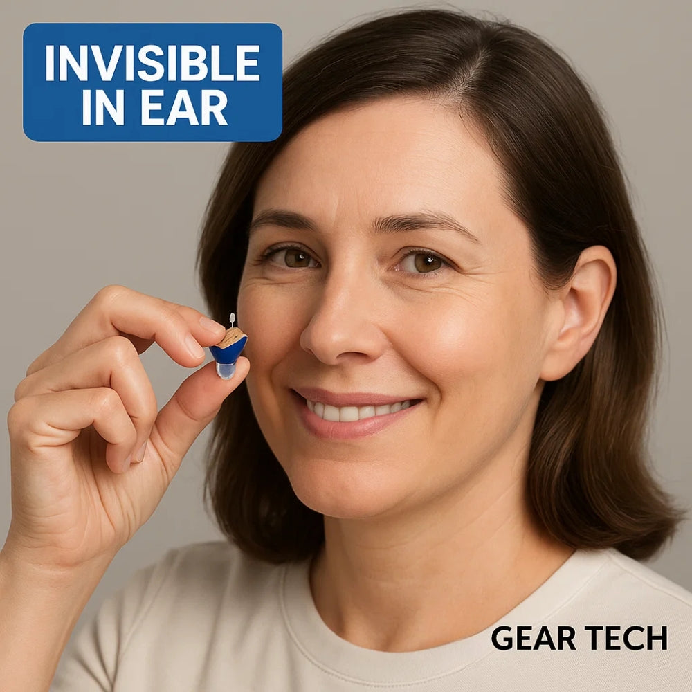 Wiederaufladbare In-Ear-Hörgeräte mit klarem Klang