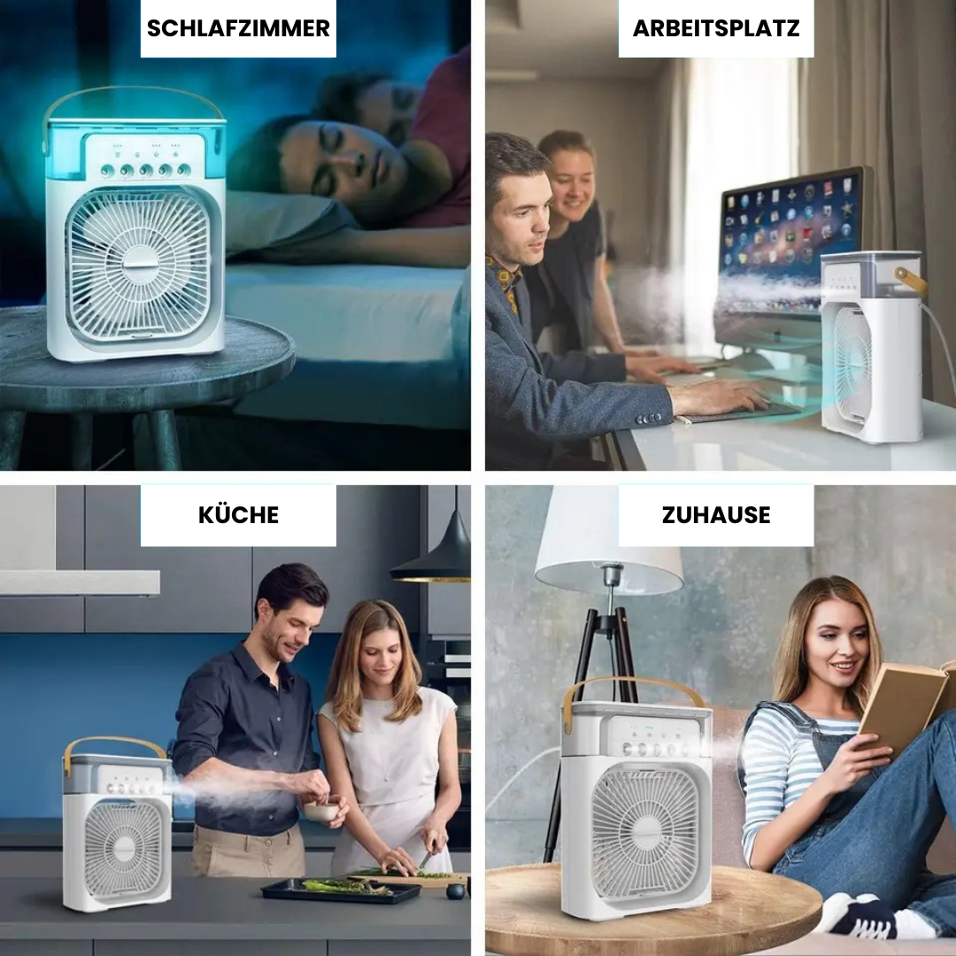 Wiederaufladbare Kühlung für heiße Tage