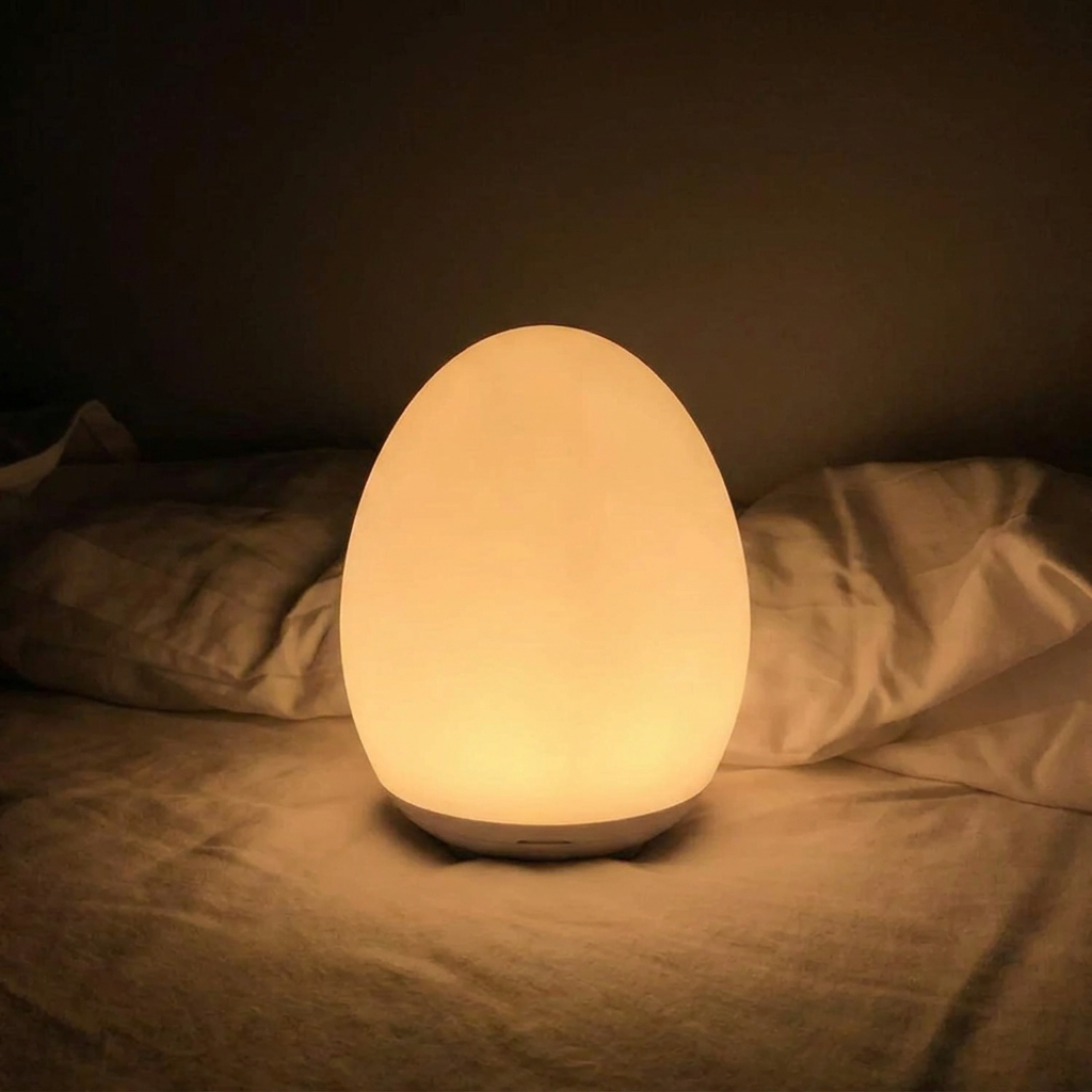 Wiederaufladbares Touch-Nachtlicht mit RGB und dimmbarer warmweißer LED-Lampe für das Babyzimmer