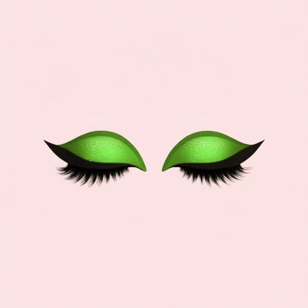 Wiederverwendbare selbstklebende künstliche Wimpern mit Lidschatten und Eyeliner 3-in-1
