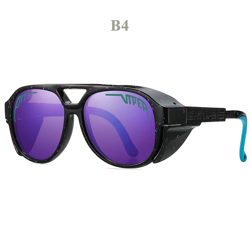 Winddichte Motorrad-Sonnenbrille UV400 im Viper-Stil