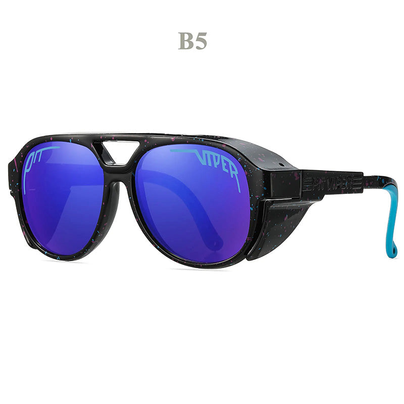 Winddichte Motorrad-Sonnenbrille UV400 im Viper-Stil