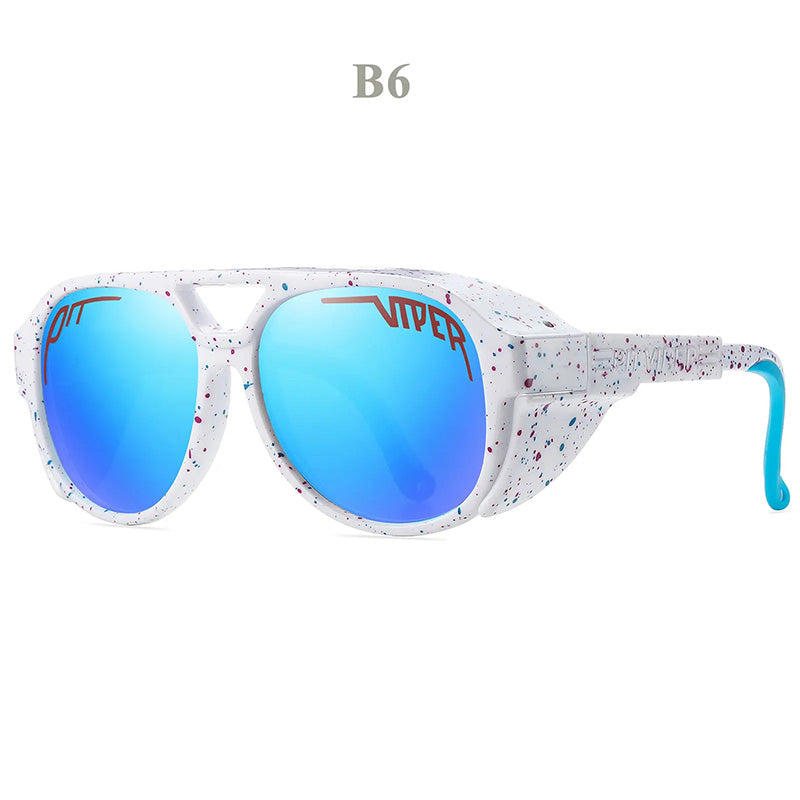 Winddichte Motorrad-Sonnenbrille UV400 im Viper-Stil