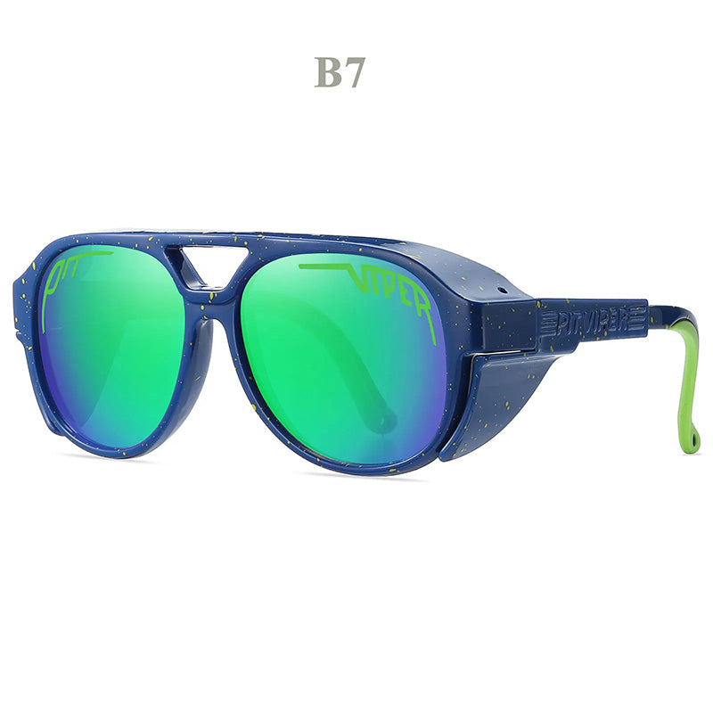 Winddichte Motorrad-Sonnenbrille UV400 im Viper-Stil
