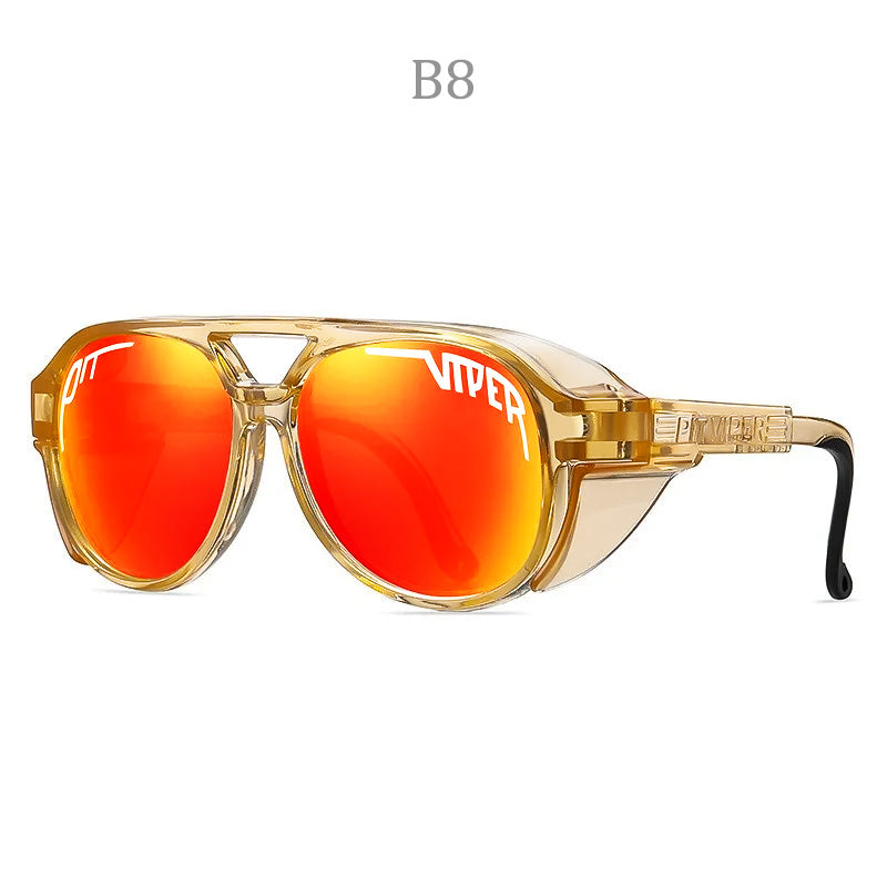 Winddichte Motorrad-Sonnenbrille UV400 im Viper-Stil