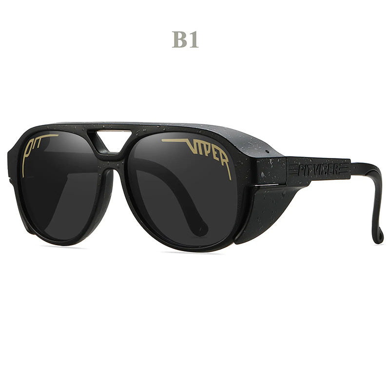 Winddichte Motorrad-Sonnenbrille UV400 im Viper-Stil