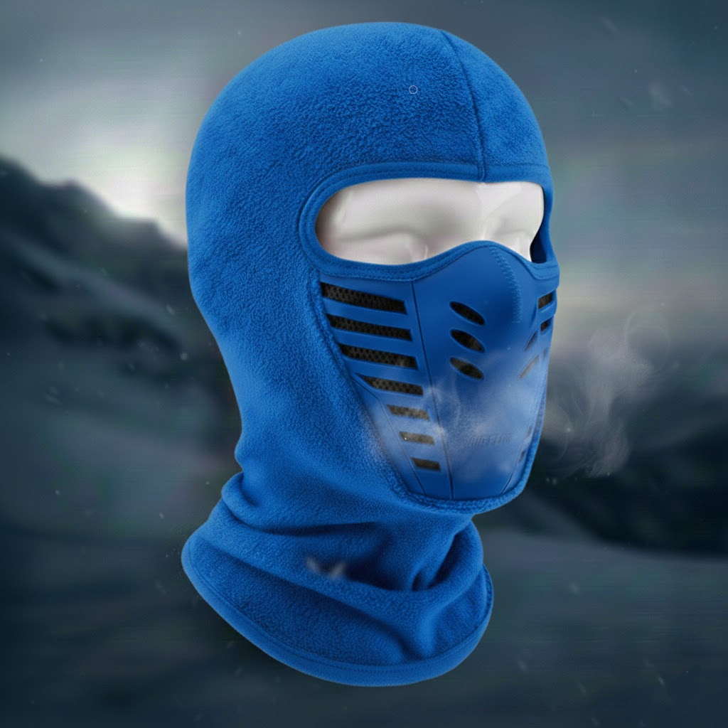 Winddichte Thermo-Gesichtsmaske mit vollständiger Abdeckung für den Winter und Outdoor-Sport