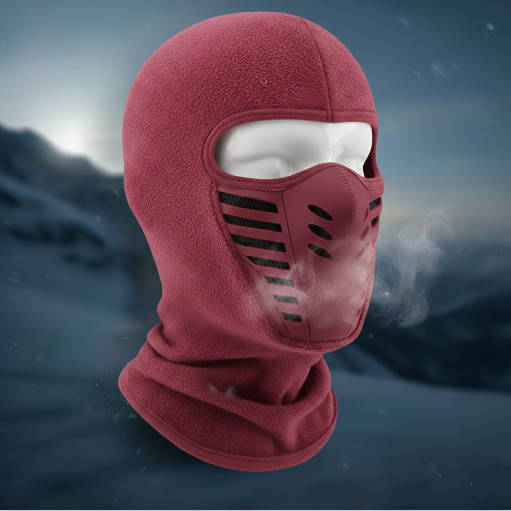 Winddichte Thermo-Gesichtsmaske mit vollständiger Abdeckung für den Winter und Outdoor-Sport